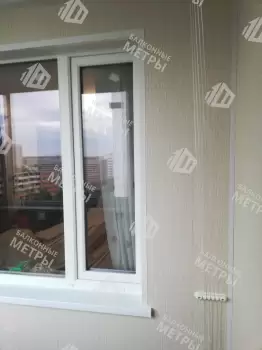 Отделка балкона Сапожок под ключ с утеплением