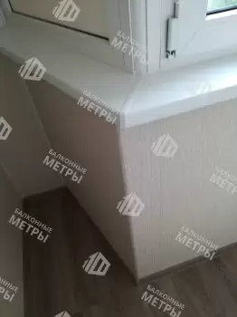 Отделка балкона Сапожок под ключ с утеплением