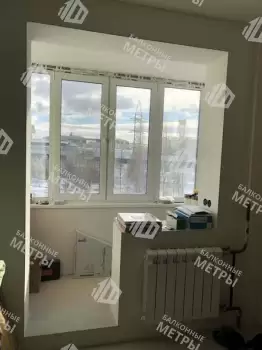 Остекление и отделка двух балконов Остекление и отделка двух балконов