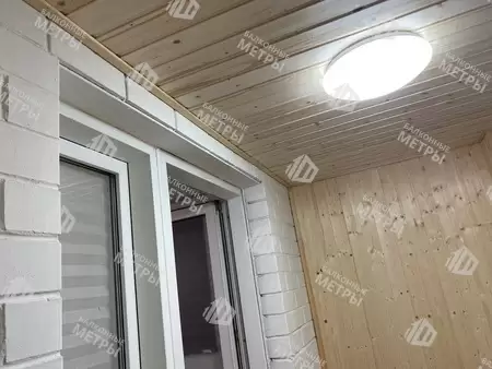 Отделка и утепление эркерного балкона